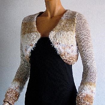 bolero tricot femme