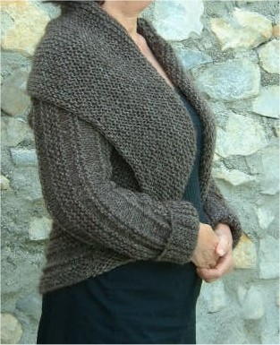 bolero tricot femme