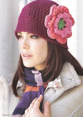 bonnet au crochet pour femme