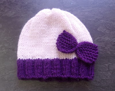 bonnet bebe a tricoter facile