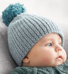 bonnet bebe a tricoter facile
