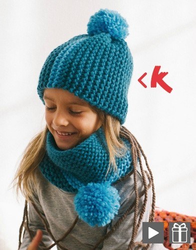 bonnet en laine enfant