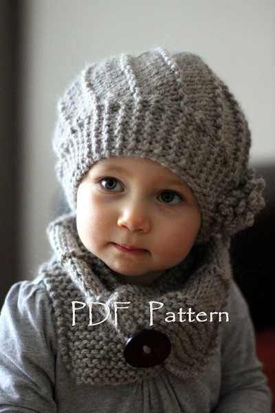 bonnet enfant a tricoter