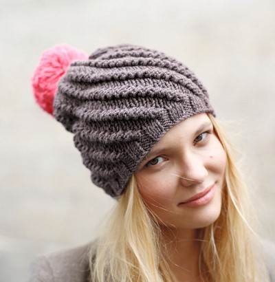 bonnet tricot femme