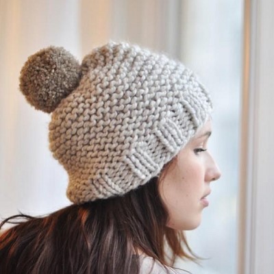 bonnet tricot femme