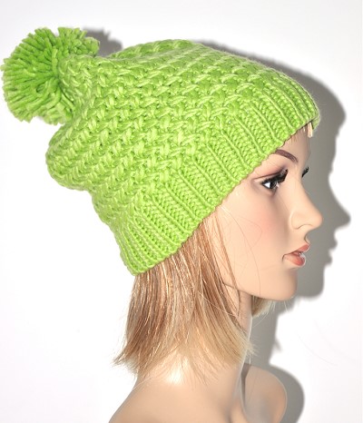 bonnet tricote main pour femme