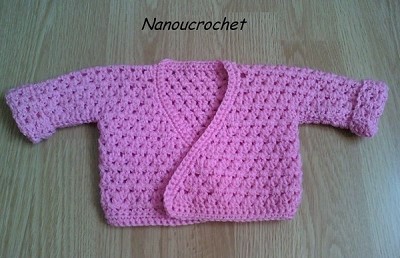 brassiere bebe au crochet naissance