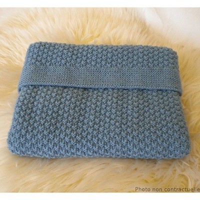 couverture bebe tricot facile