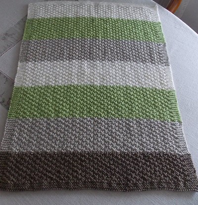 couverture bebe tricot facile