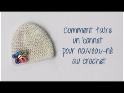 crochet pour debutant bonnet