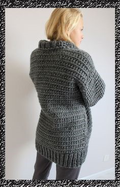 gilet au crochet facile femme
