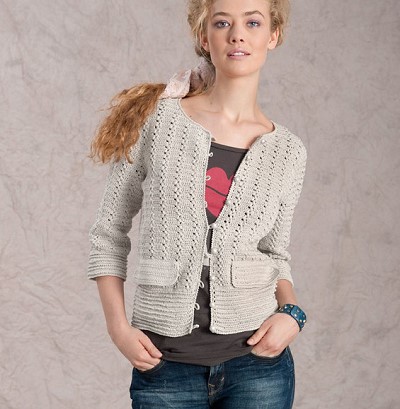 gilet au crochet facile femme