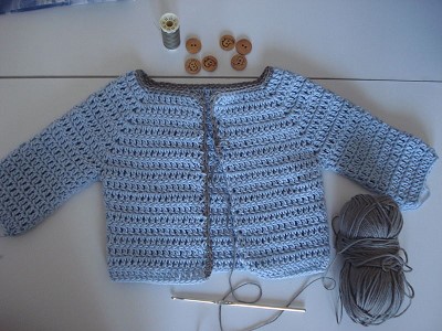 gilet crochet bebe