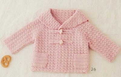 gilet crochet bebe