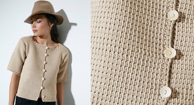 gilet en crochet pour femme