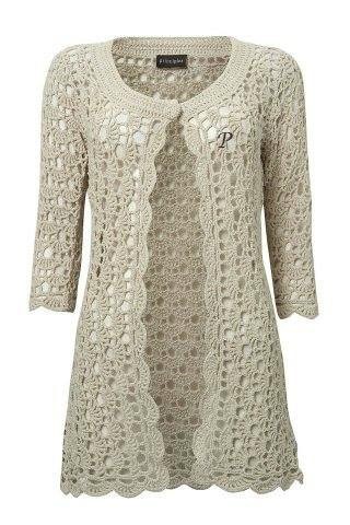 gilet en crochet pour femme