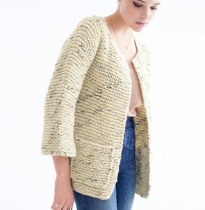 gilet femme a tricoter gratuit