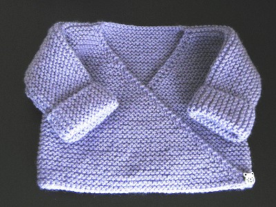gilet naissance tricot