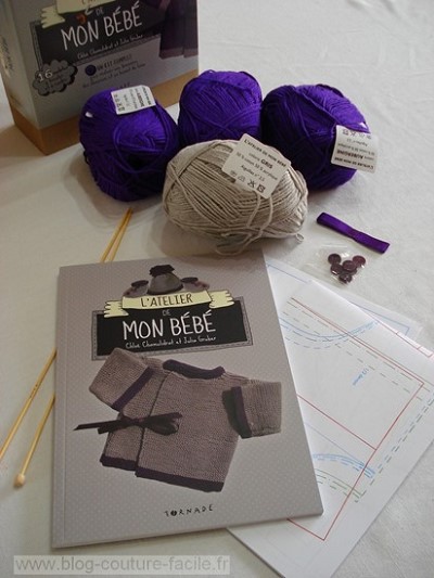 kit tricot bebe
