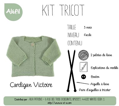 kit tricot bebe