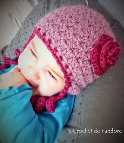 modele bonnet crochet bebe