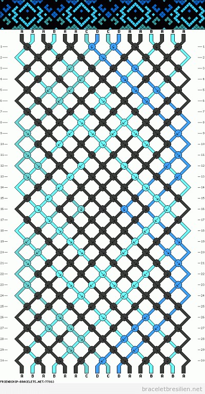 modele bracelet bresilien