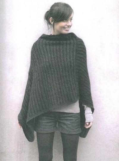 modele cape tricot