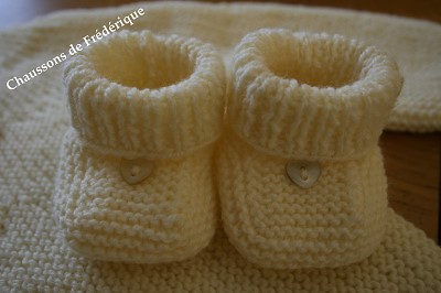 modele chausson tricot