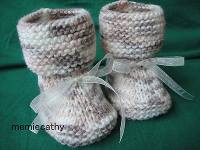 modele chausson tricot