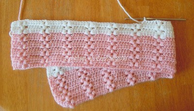 modele couverture bebe crochet