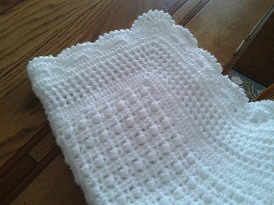 modele couverture bebe crochet