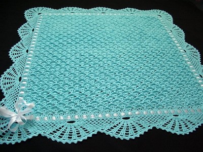 modele couverture bebe crochet