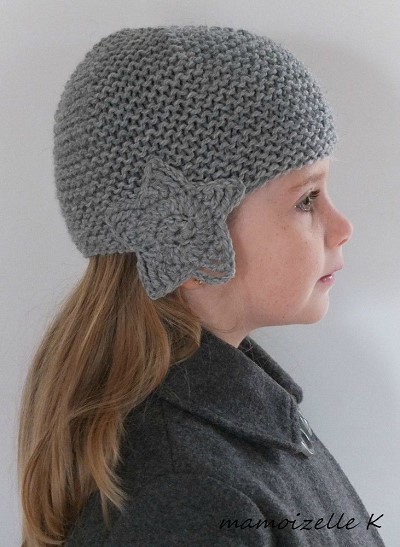 modele de bonnet a tricoter pour fille