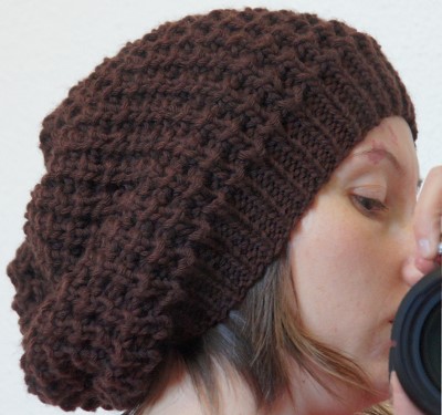 modele de bonnet au tricot