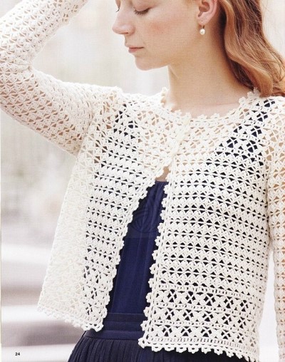 modele de gilet au crochet
