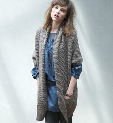 modele de gilet au tricot