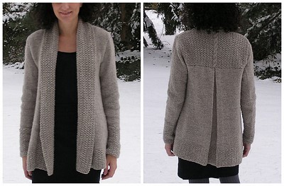 modele de gilet au tricot