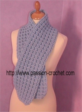 modele echarpe crochet gratuit