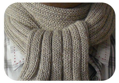 modele echarpe homme tricot gratuit