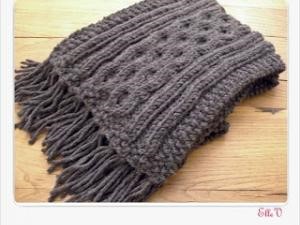 modele echarpe homme tricot gratuit