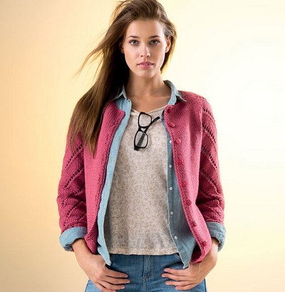 modele gilet femme a tricoter