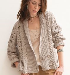 modele gilet femme a tricoter