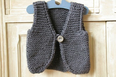 modele gratuit de gilet sans manche a tricoter