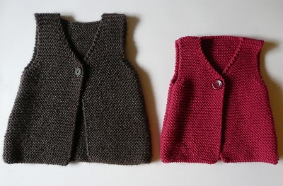 modele gratuit de gilet sans manche a tricoter