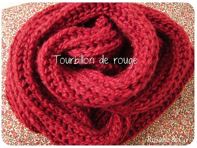 modele gratuit echarpe grosse laine