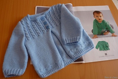 modele gratuit tricot layette garcon
