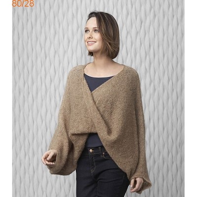 modele gratuit tricot poncho femme