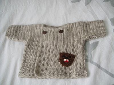 modele layette brassiere tricot gratuit