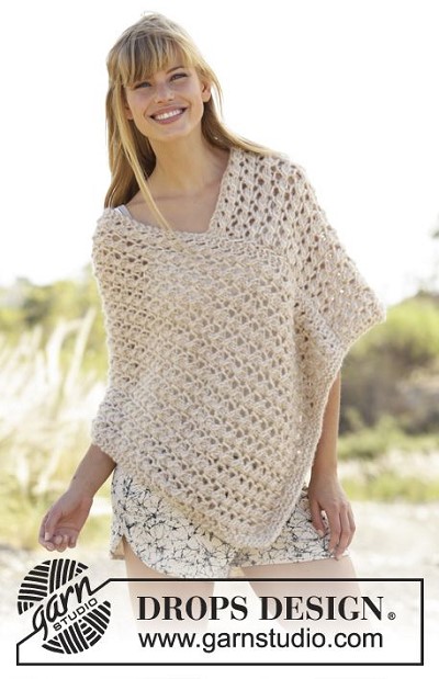 modele poncho crochet adulte