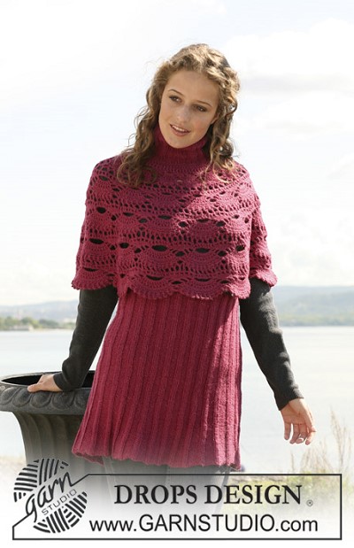 modele poncho crochet adulte
